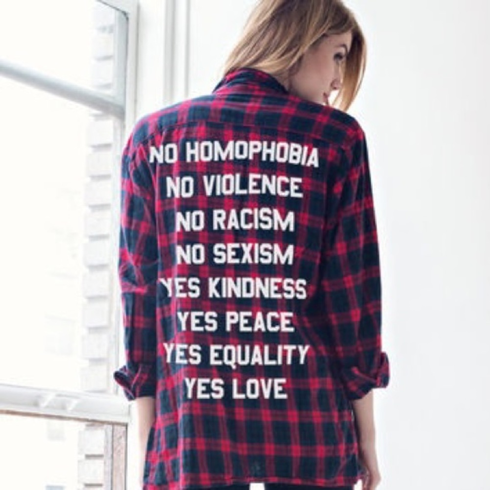 Jac Vanek YES/NO Plaid Flannel